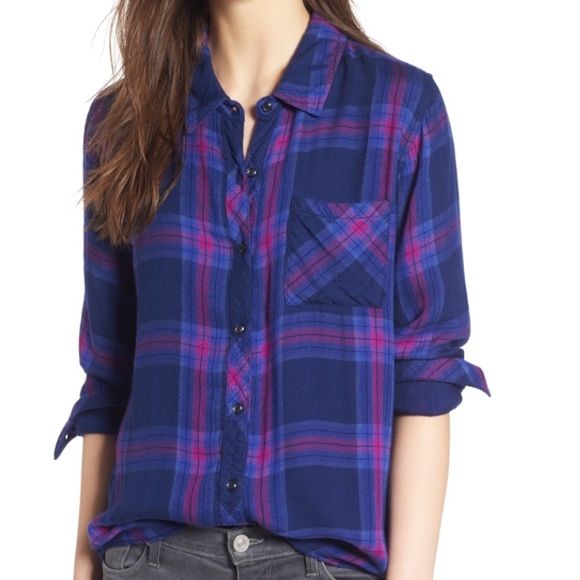 Rails Hunter Button Down Plaid Flannel - Picture 1 of 3